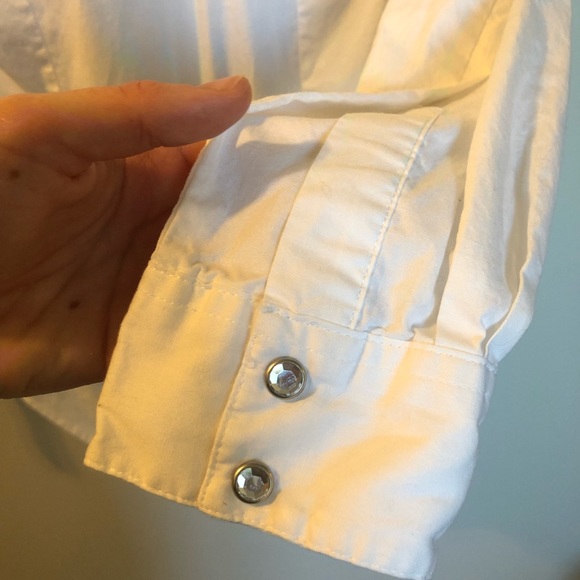 Wrangler extra small white button up shirt - Picture 5 of 7
